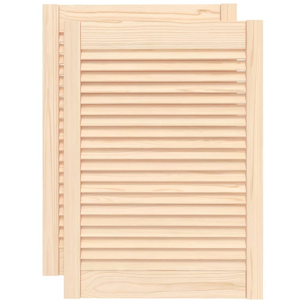vidaXL Uși de dulap design lambriu, 2 buc., 69x49,4 cm, lemn masiv pin vidaXL Uși de dulap design lambriu, 2 buc., 69x49,4 cm, lemn masiv pin