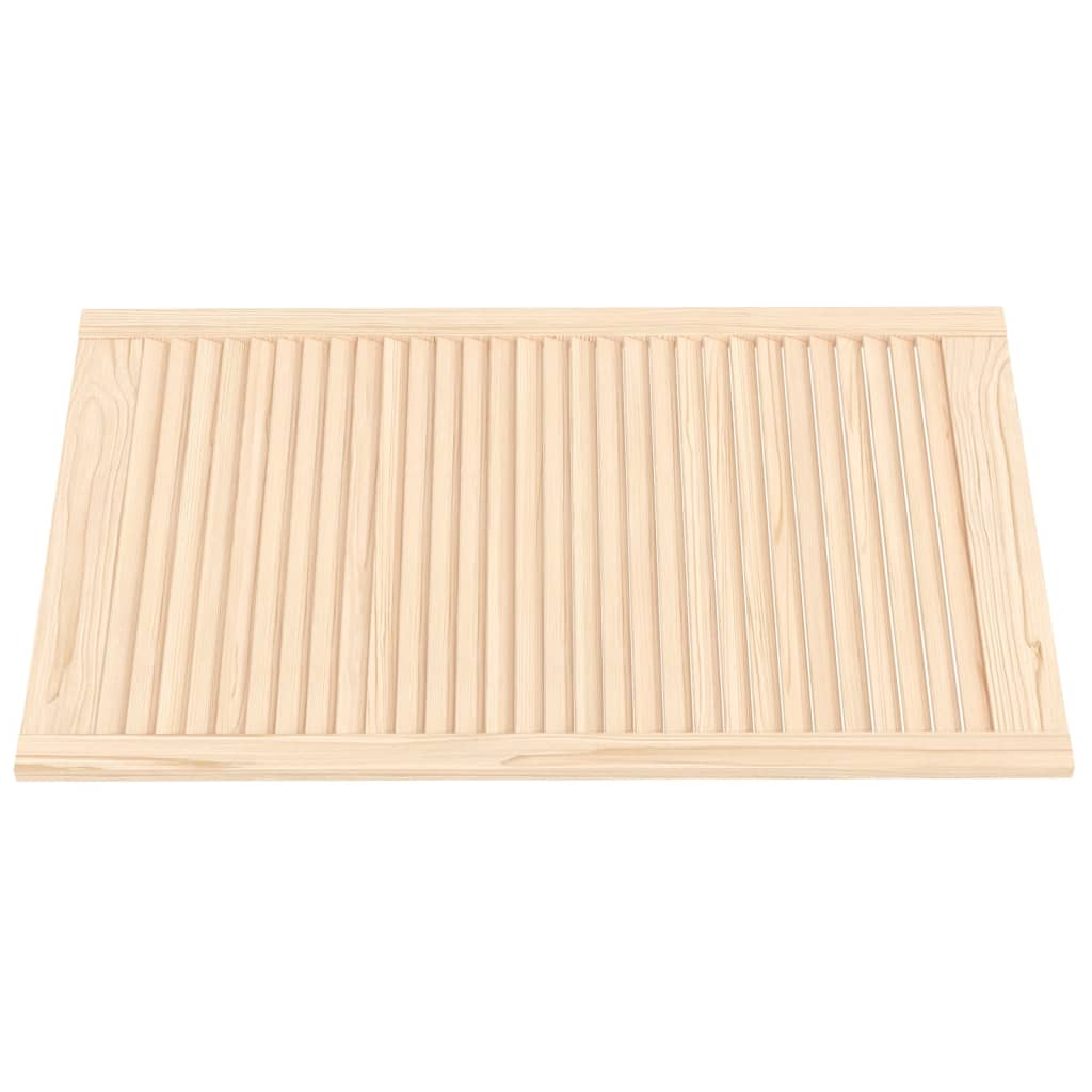 vidaXL Uși de dulap design lambriu 2 buc. 99,3x59,4 cm lemn masiv pin vidaXL Uși de dulap design lambriu 2 buc. 99,3x59,4 cm lemn masiv pin