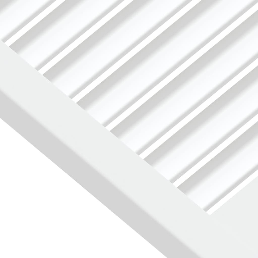 vidaXL Ușă de dulap design lambriu, alb, 39,5x59,4 cm, lemn masiv pin vidaXL Ușă de dulap design lambriu, alb, 39,5x59,4 cm, lemn masiv pin