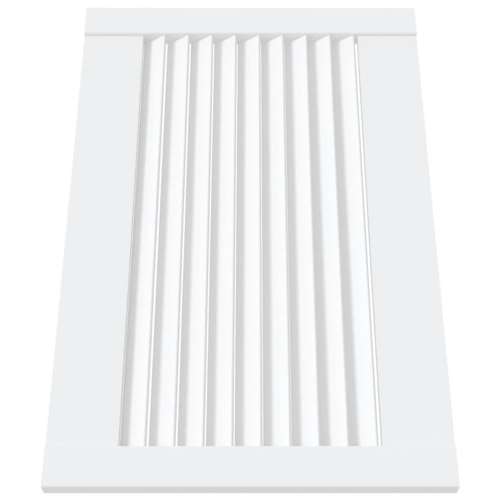 vidaXL Uși dulap design lambriu 2 buc. alb 39,5x59,4 cm lemn masiv pin vidaXL Uși dulap design lambriu 2 buc. alb 39,5x59,4 cm lemn masiv pin
