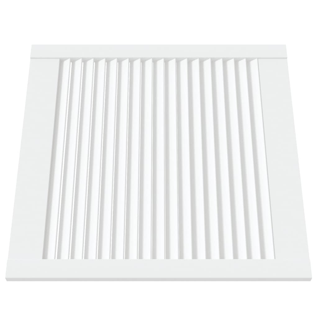 vidaXL Ușă de dulap design lambriu, alb, 61,5x59,4 cm, lemn masiv pin vidaXL Ușă de dulap design lambriu, alb, 61,5x59,4 cm, lemn masiv pin