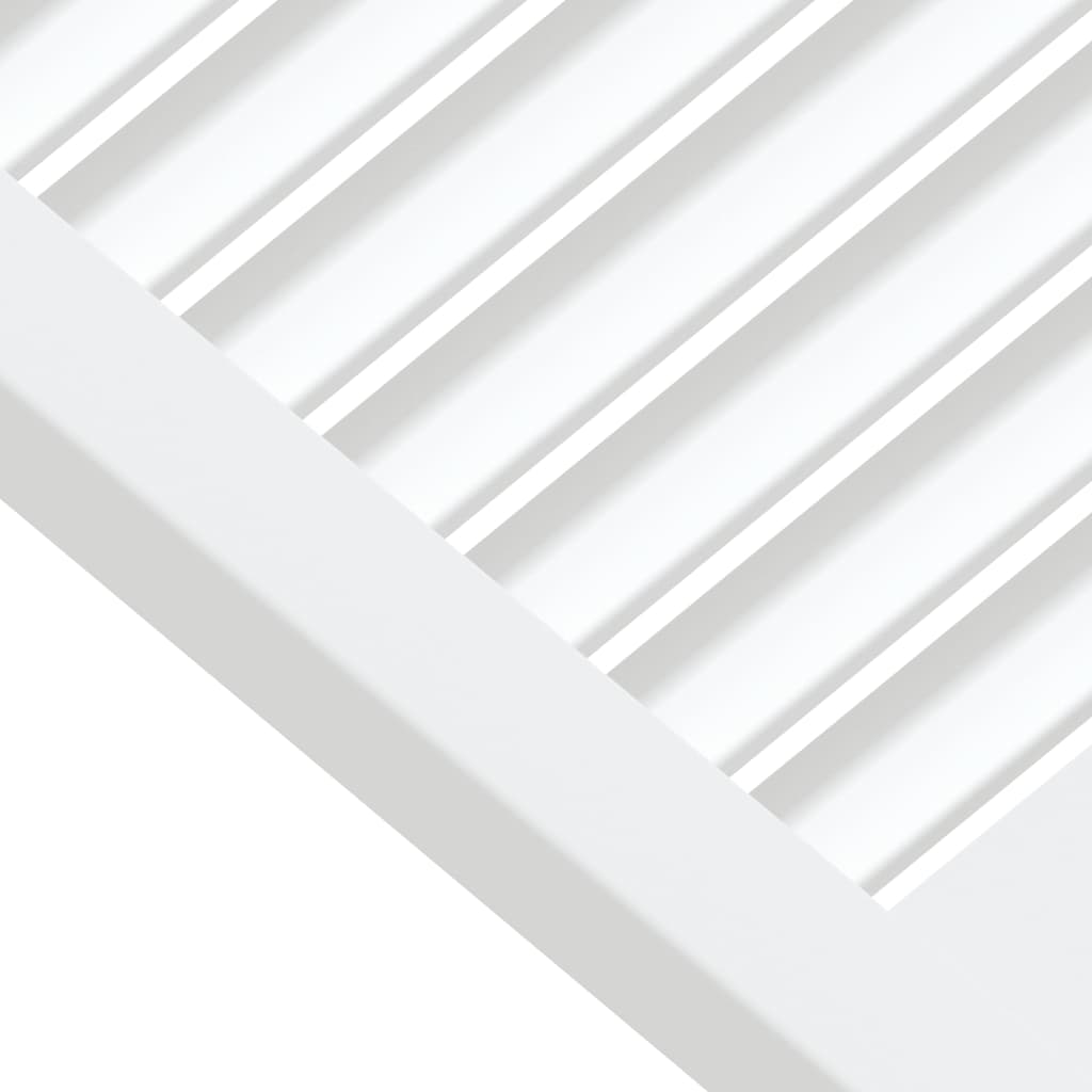 vidaXL Ușă de dulap design lambriu, alb, 61,5x59,4 cm, lemn masiv pin vidaXL Ușă de dulap design lambriu, alb, 61,5x59,4 cm, lemn masiv pin