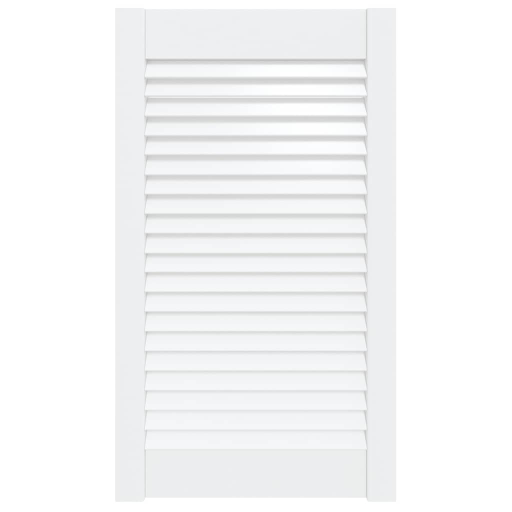 vidaXL Ușă de dulap design lambriu, alb, 69x39,4 cm, lemn masiv pin vidaXL Ușă de dulap design lambriu, alb, 69x39,4 cm, lemn masiv pin