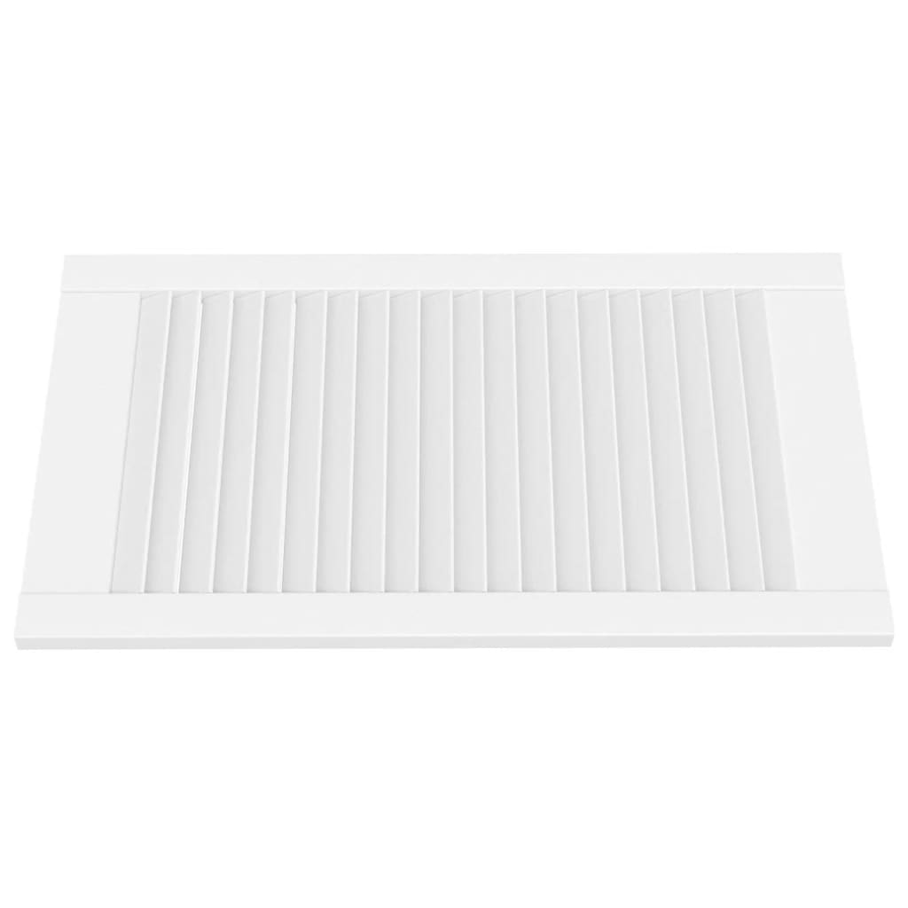 vidaXL Ușă de dulap design lambriu, alb, 69x39,4 cm, lemn masiv pin vidaXL Ușă de dulap design lambriu, alb, 69x39,4 cm, lemn masiv pin