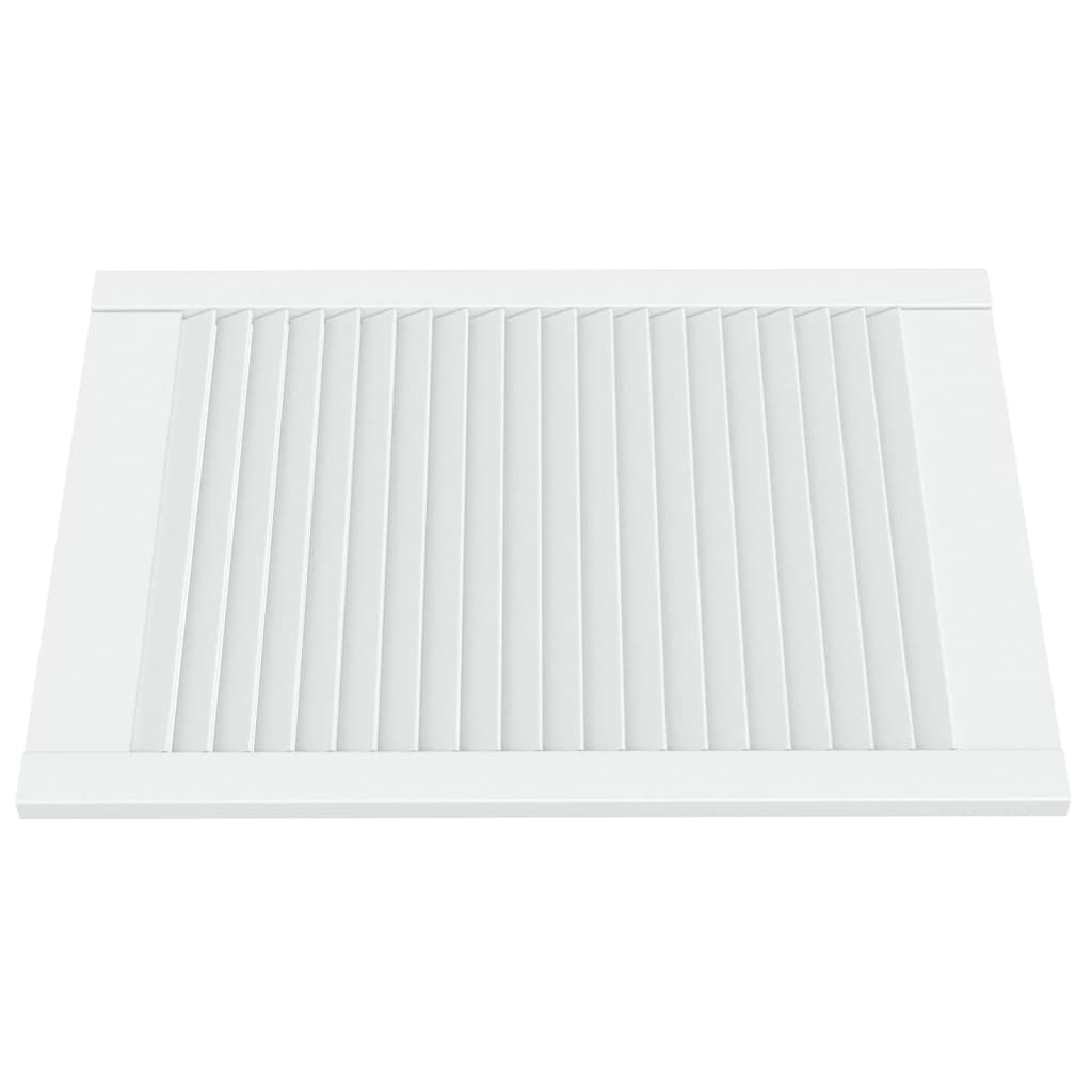 vidaXL Ușă de dulap design lambriu, alb, 69x49,4 cm, lemn masiv pin vidaXL Ușă de dulap design lambriu, alb, 69x49,4 cm, lemn masiv pin