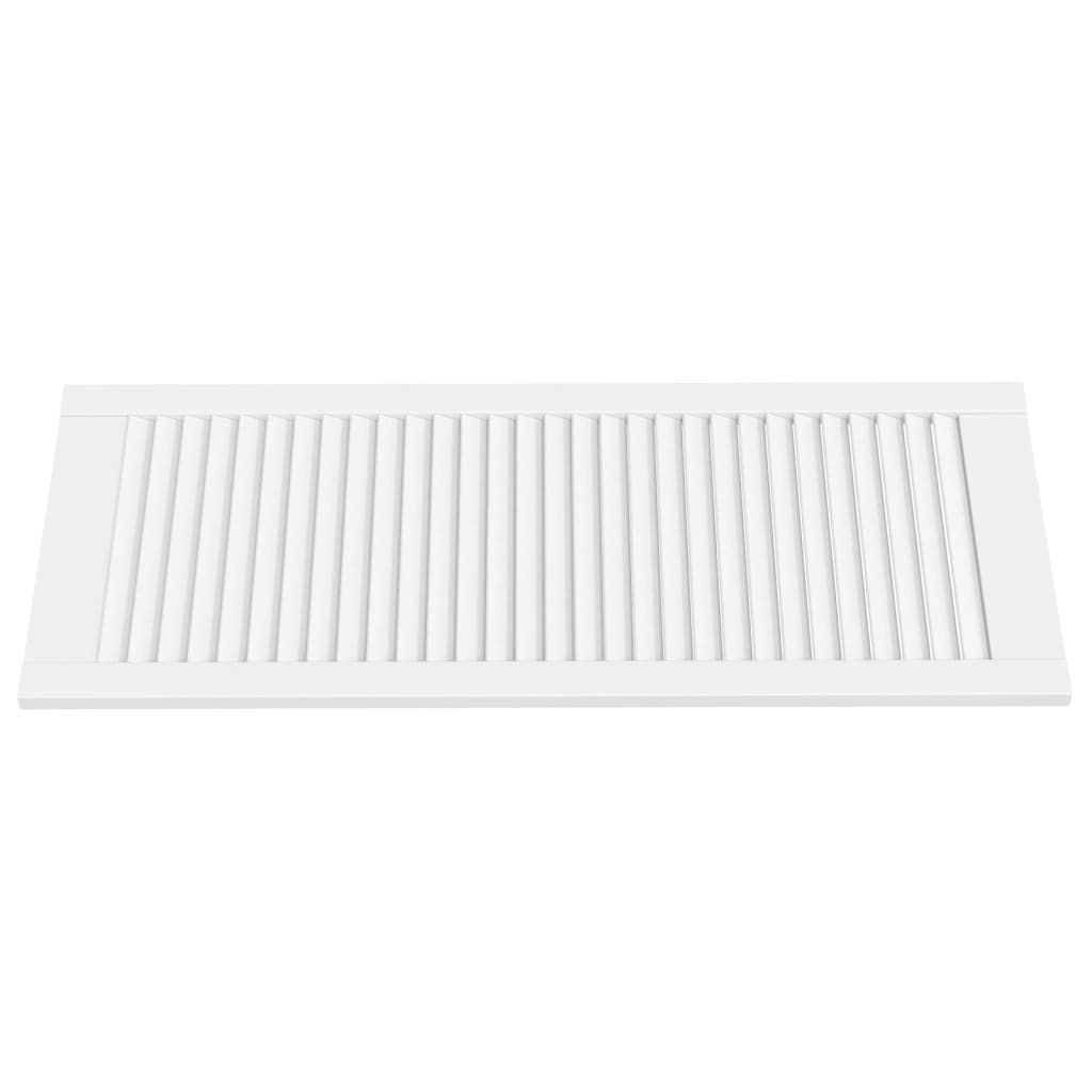 vidaXL Ușă de dulap design lambriu, alb, 99,3x39,4 cm, lemn masiv pin vidaXL Ușă de dulap design lambriu, alb, 99,3x39,4 cm, lemn masiv pin