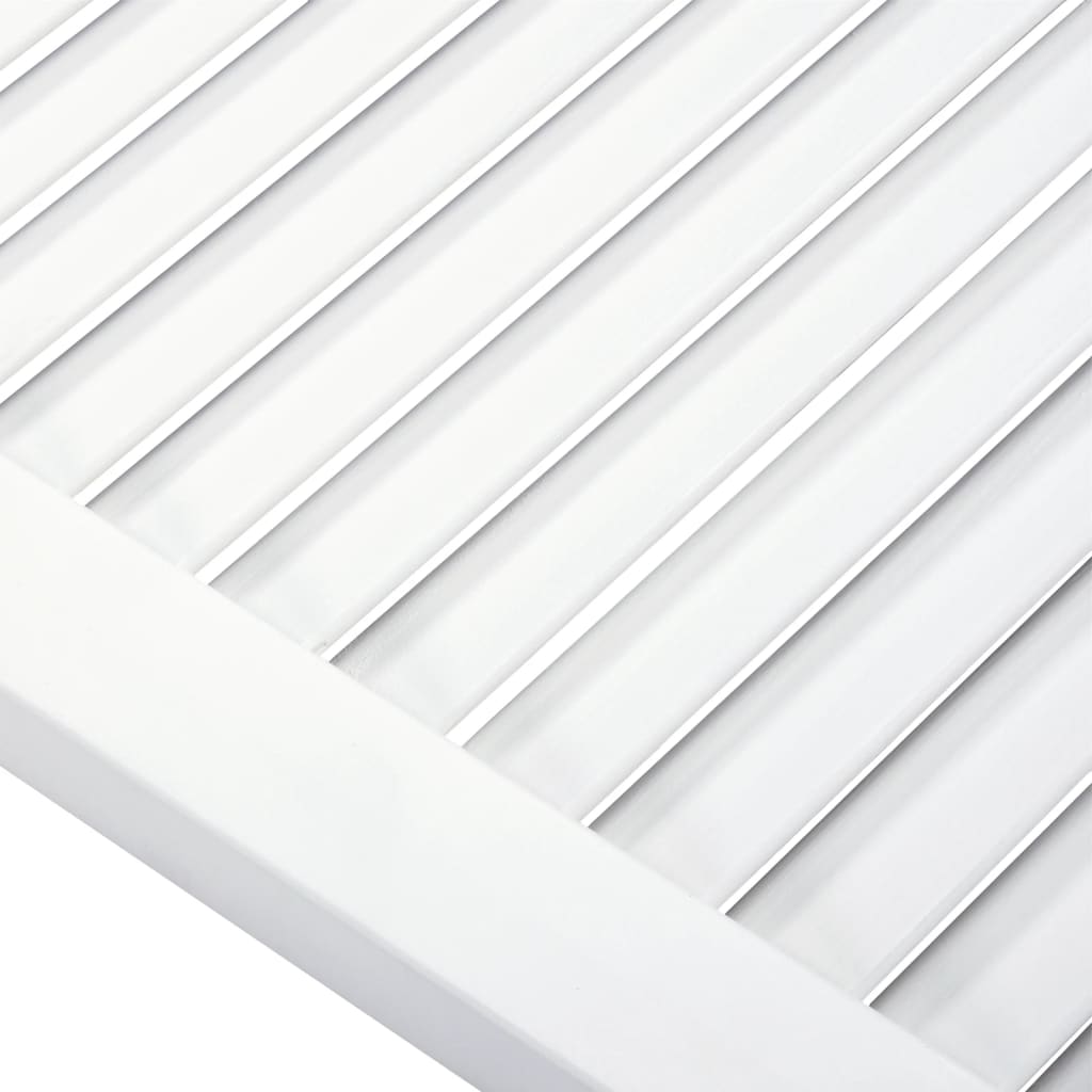 vidaXL Ușă de dulap design lambriu, alb, 99,3x39,4 cm, lemn masiv pin vidaXL Ușă de dulap design lambriu, alb, 99,3x39,4 cm, lemn masiv pin