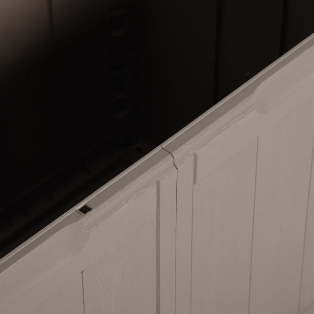 vidaXL Cutie de depozitare pentru grădină, maro, 270L, aspect de lemn din PP