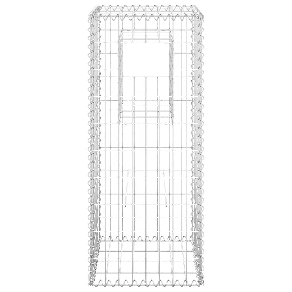 vidaXL Stâlp tip coș gabion, 40x40x100 cm, fier vidaXL Stâlp tip coș gabion, 40x40x100 cm, fier