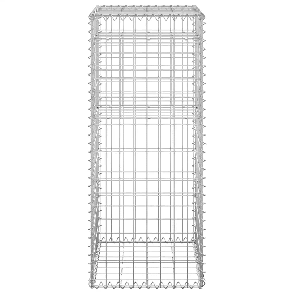 vidaXL Stâlp tip coș gabion, 40x40x100 cm, fier vidaXL Stâlp tip coș gabion, 40x40x100 cm, fier