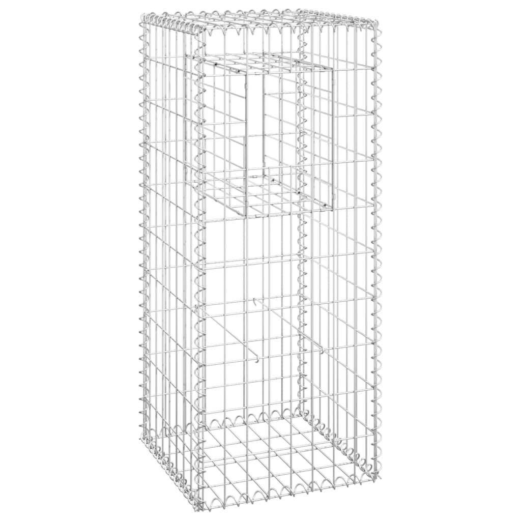 vidaXL Stâlpi tip coș gabion, 2 buc., 40x40x100 cm, fier