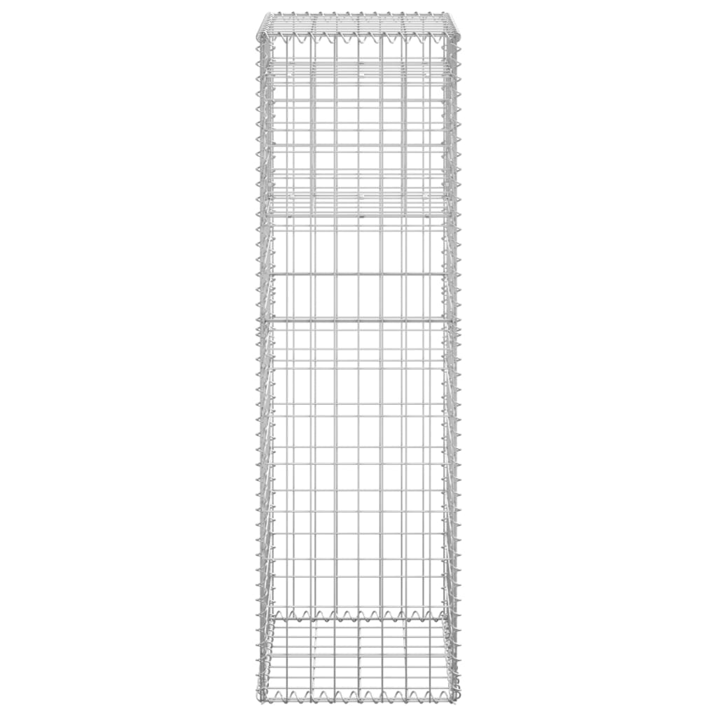 vidaXL Stâlpi tip coș gabion, 2 buc., 40x40x140 cm, fier vidaXL Stâlpi tip coș gabion, 2 buc., 40x40x140 cm, fier