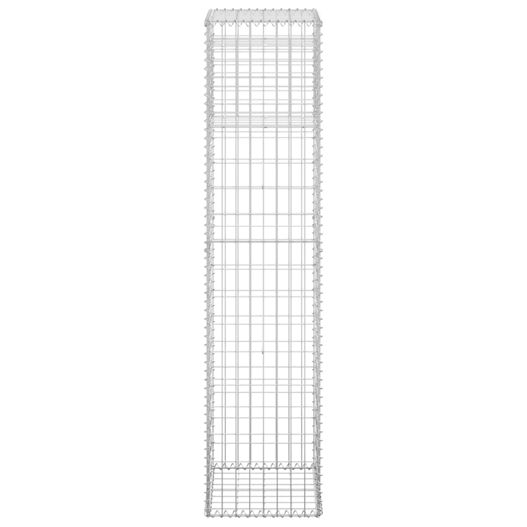 vidaXL Stâlp tip coș gabion, 40x40x180 cm, fier vidaXL Stâlp tip coș gabion, 40x40x180 cm, fier