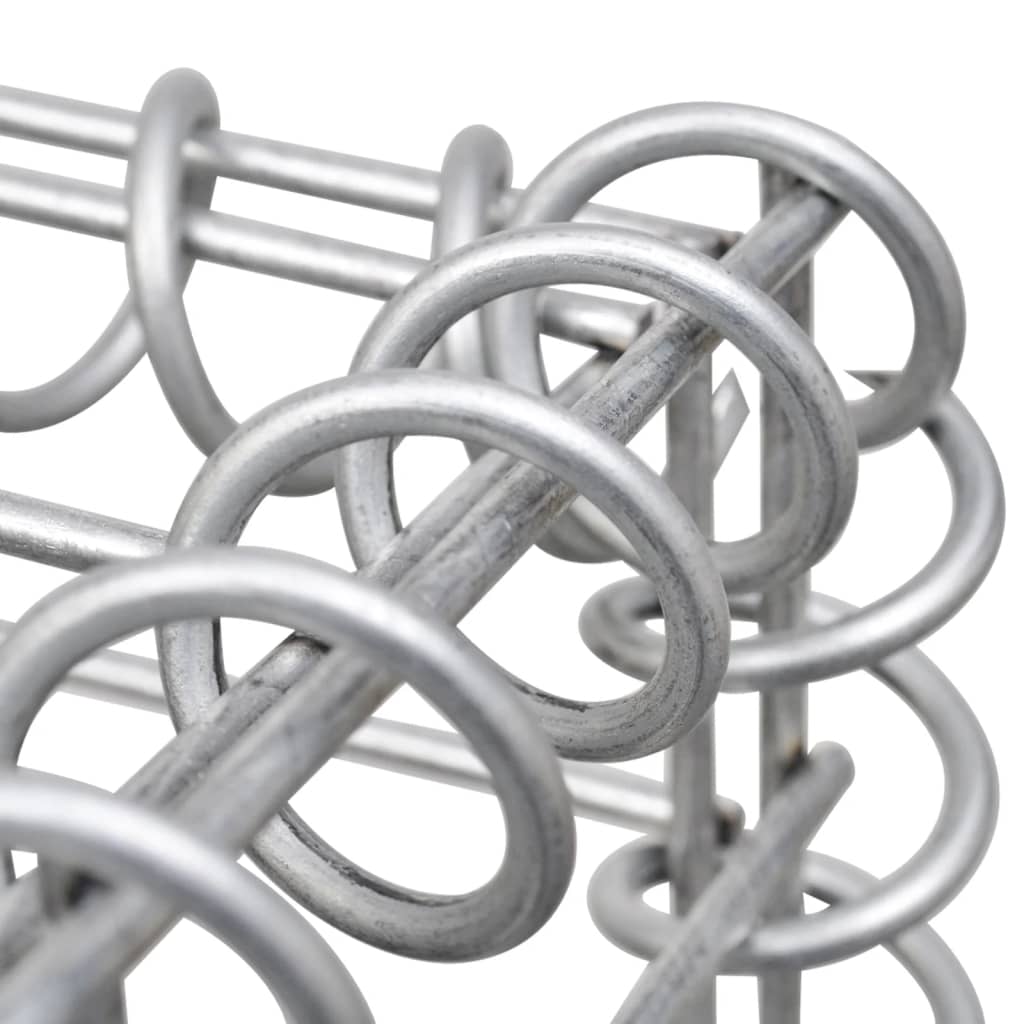 vidaXL Stâlpi tip coș gabion, 2 buc., 40x40x180 cm, fier vidaXL Stâlpi tip coș gabion, 2 buc., 40x40x180 cm, fier
