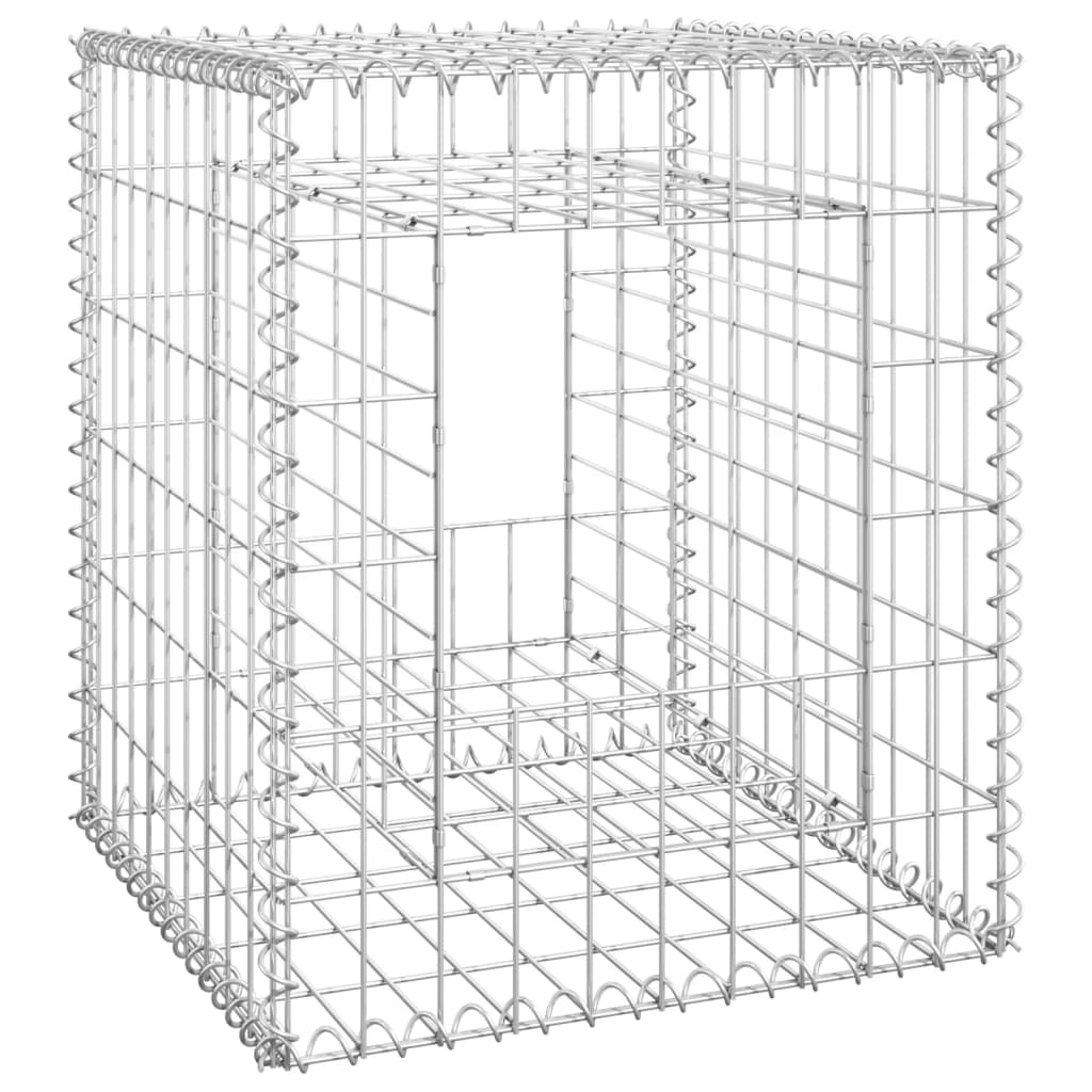 vidaXL Stâlpi coș gabion, 2 buc., 50x50x60 cm, fier vidaXL Stâlpi coș gabion, 2 buc., 50x50x60 cm, fier