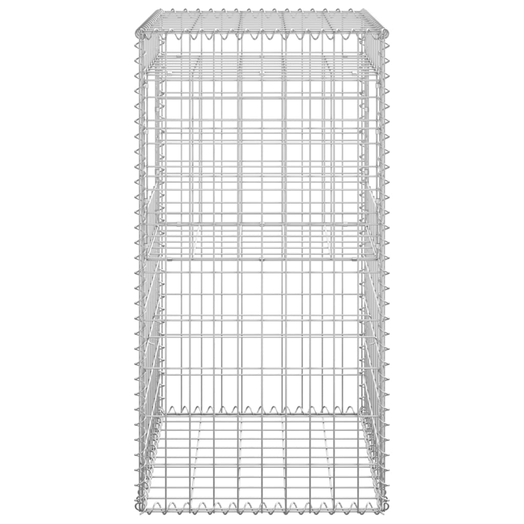 vidaXL Stâlp coș gabion, 50x50x100 cm, fier vidaXL Stâlp coș gabion, 50x50x100 cm, fier