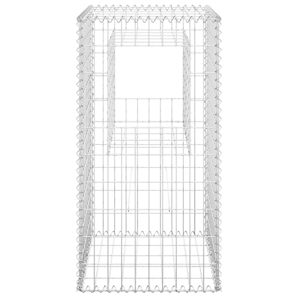 vidaXL Stâlpi tip coș gabion, 2 buc., 50x50x100 cm, fier vidaXL Stâlpi tip coș gabion, 2 buc., 50x50x100 cm, fier