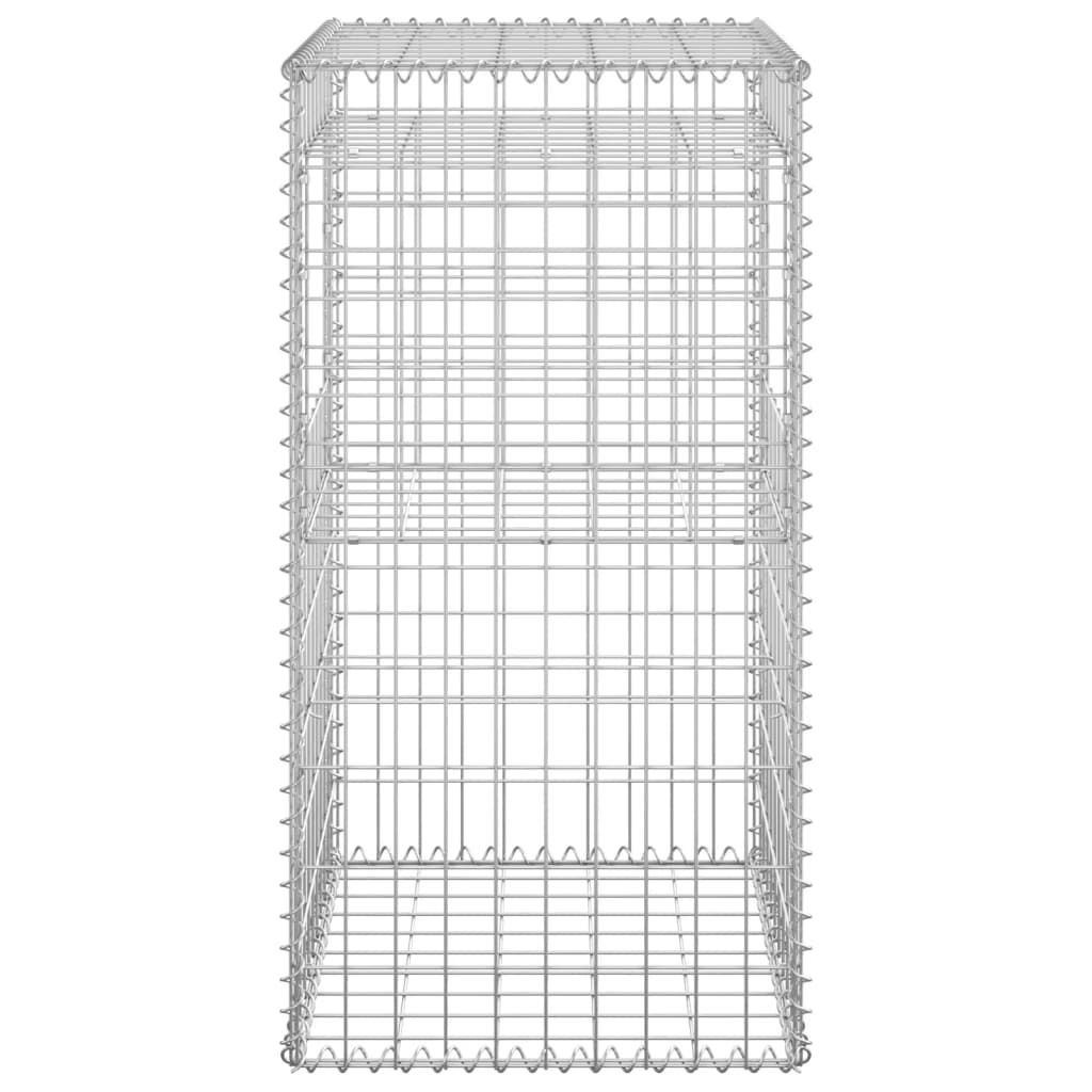 vidaXL Stâlpi tip coș gabion, 2 buc., 50x50x100 cm, fier vidaXL Stâlpi tip coș gabion, 2 buc., 50x50x100 cm, fier