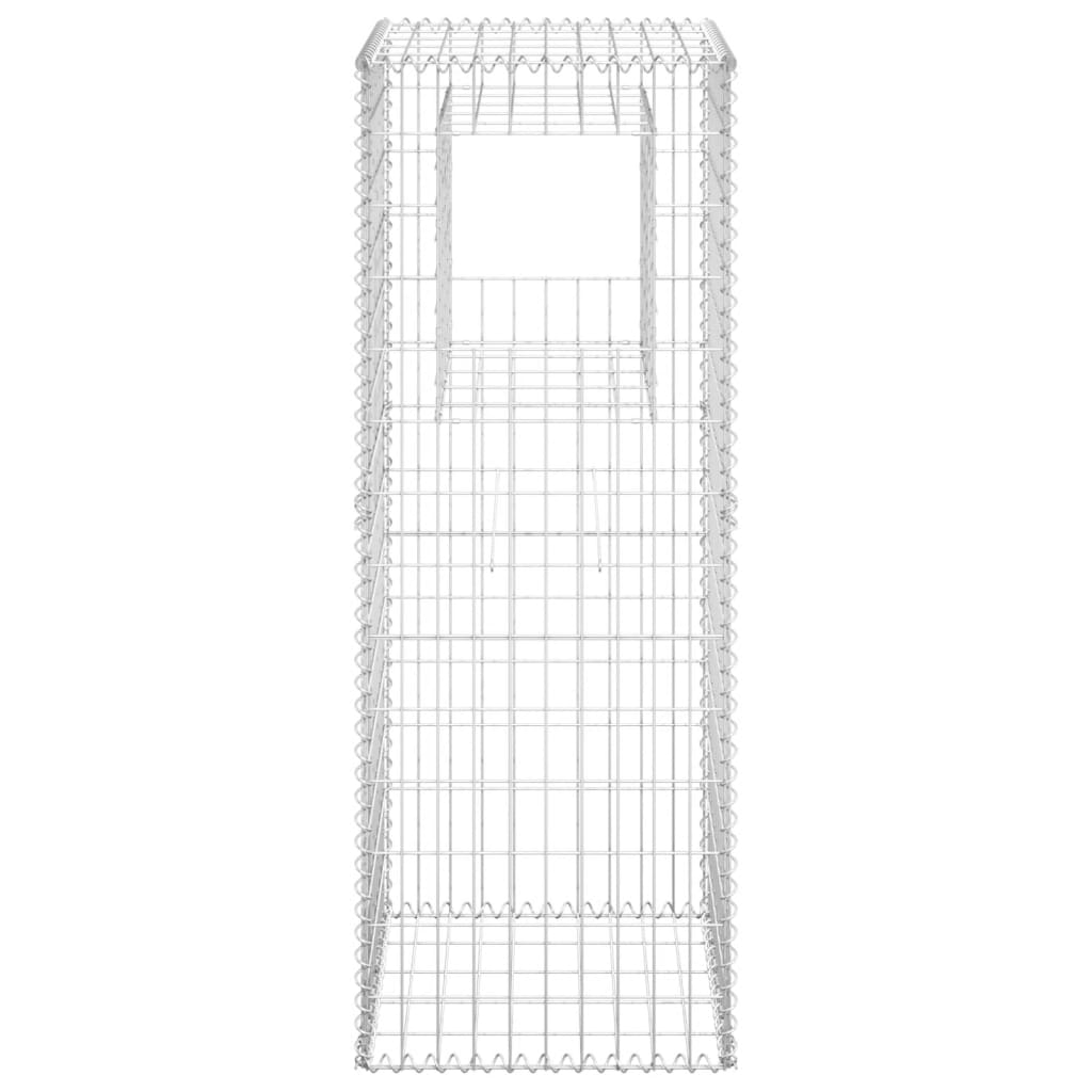 vidaXL Stâlpi coș gabion, 2 buc., 50x50x140 cm, fier vidaXL Stâlpi coș gabion, 2 buc., 50x50x140 cm, fier