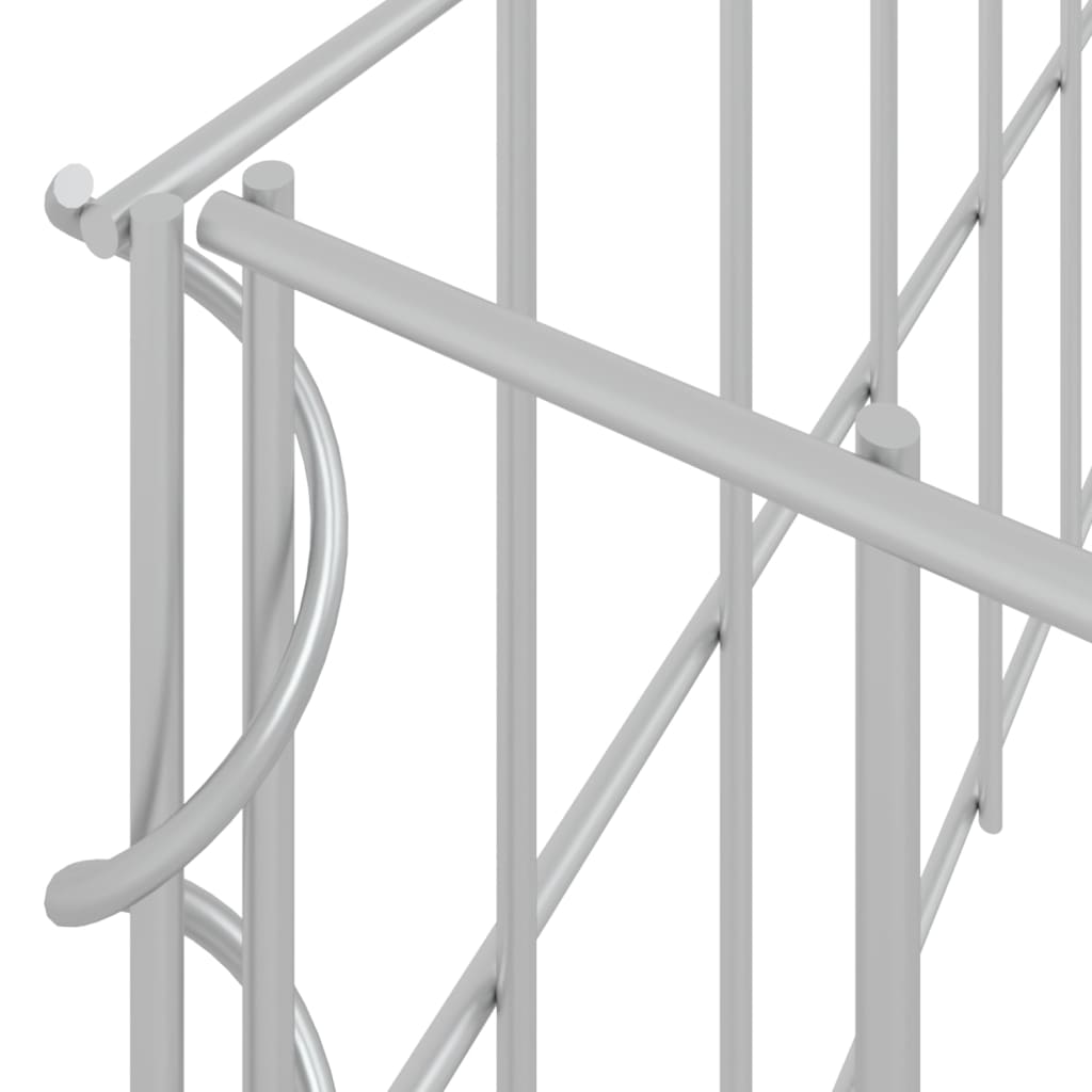 vidaXL Strat înălțat de gabion, 1000x100x20 cm, oțel galvanizat vidaXL Strat înălțat de gabion, 1000x100x20 cm, oțel galvanizat