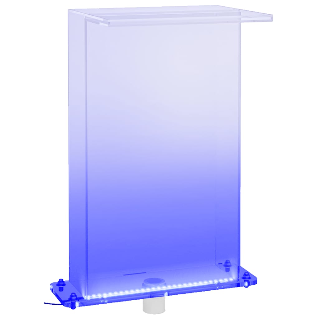vidaXL Fântână de piscină cu LED-uri RGB, acril, 51 cm vidaXL Fântână de piscină cu LED-uri RGB, acril, 51 cm