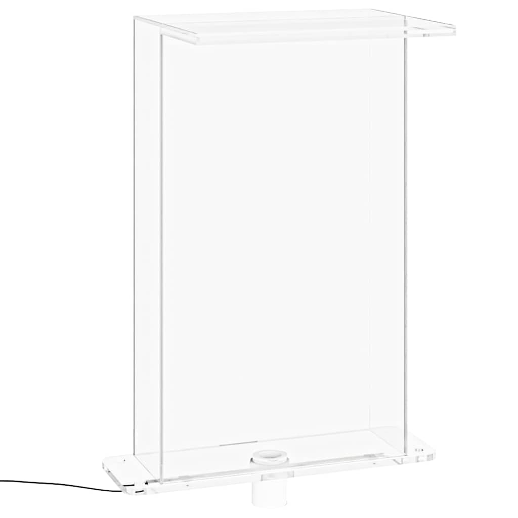 vidaXL Fântână de piscină cu LED-uri RGB, acril, 51 cm vidaXL Fântână de piscină cu LED-uri RGB, acril, 51 cm