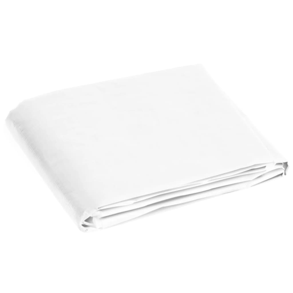 vidaXL Prelată 180 g/m², alb, 4x6 m, HDPE vidaXL Prelată 180 g/m², alb, 4x6 m, HDPE