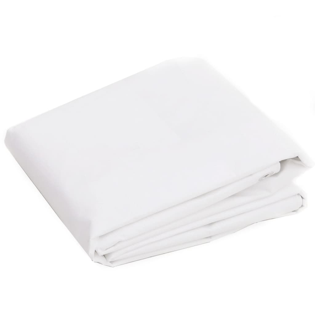 vidaXL Prelată 260 g/m², alb, 4x5 m, HDPE vidaXL Prelată 260 g/m², alb, 4x5 m, HDPE