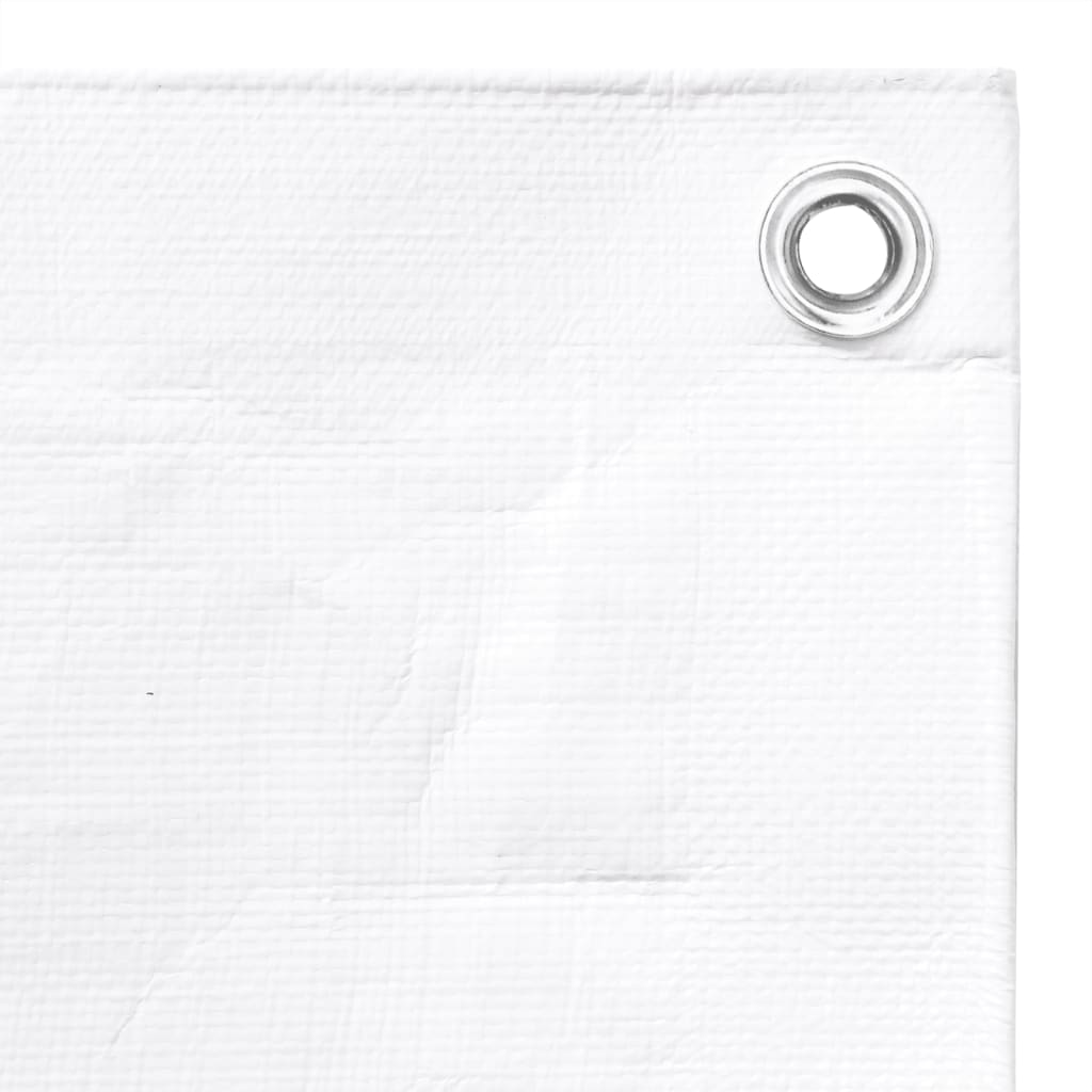 vidaXL Prelată 260 g/m², alb, 4x6 m, HDPE