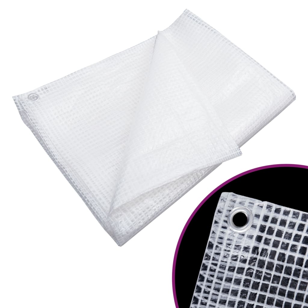 vidaXL Prelată Leno 140 g/m², alb, 3x4 m vidaXL Prelată Leno 140 g/m², alb, 3x4 m