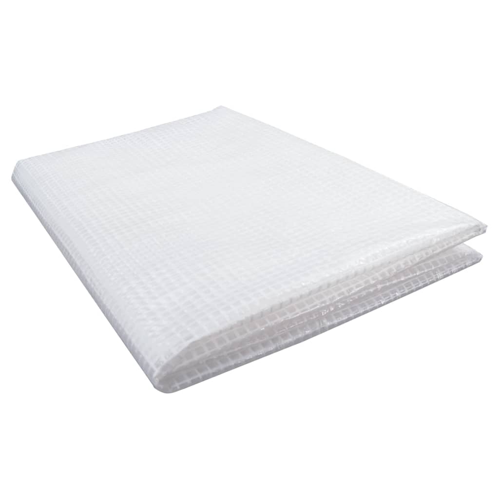 vidaXL Prelată Leno, alb, 4x8 m, 140 g/m² vidaXL Prelată Leno, alb, 4x8 m, 140 g/m²