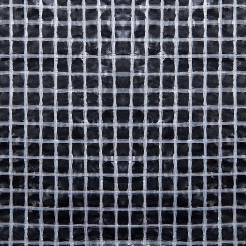 vidaXL Prelată Leno, alb, 8x10 m, 140 g/m²