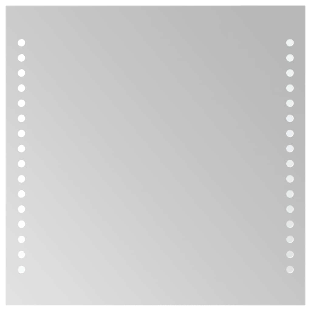 vidaXL Oglindă cu LED de baie, 30x30 cm