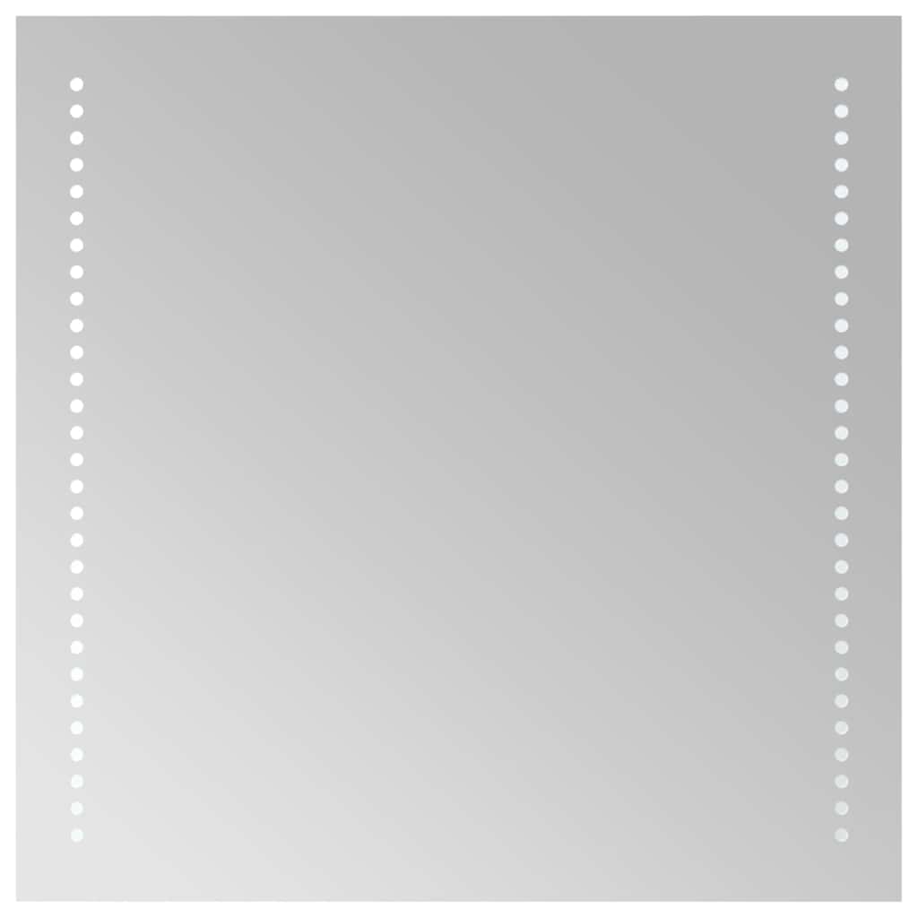 vidaXL Oglindă de baie cu LED, 50x50 cm