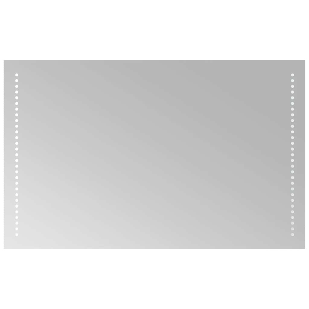 vidaXL Oglindă de baie cu LED, 80x50 cm