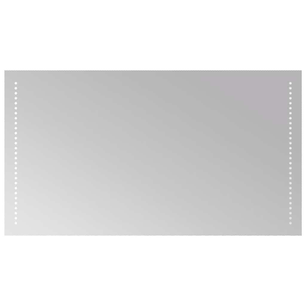 vidaXL Oglindă de baie cu LED, 90x50 cm