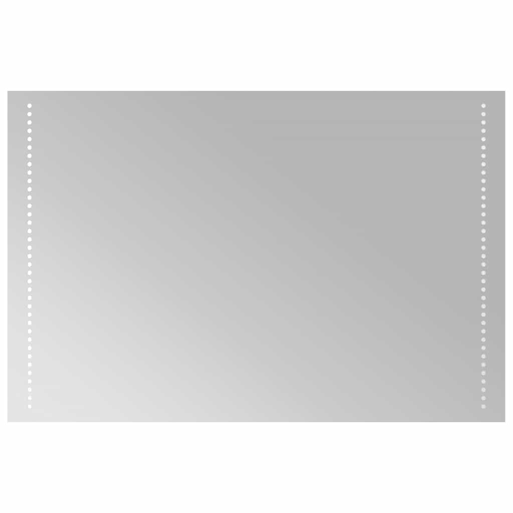 vidaXL Oglindă de baie cu LED, 90x60 cm