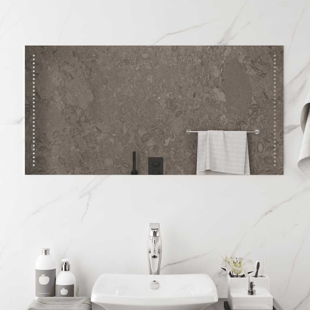 vidaXL Oglindă de baie cu LED, 100x50 cm