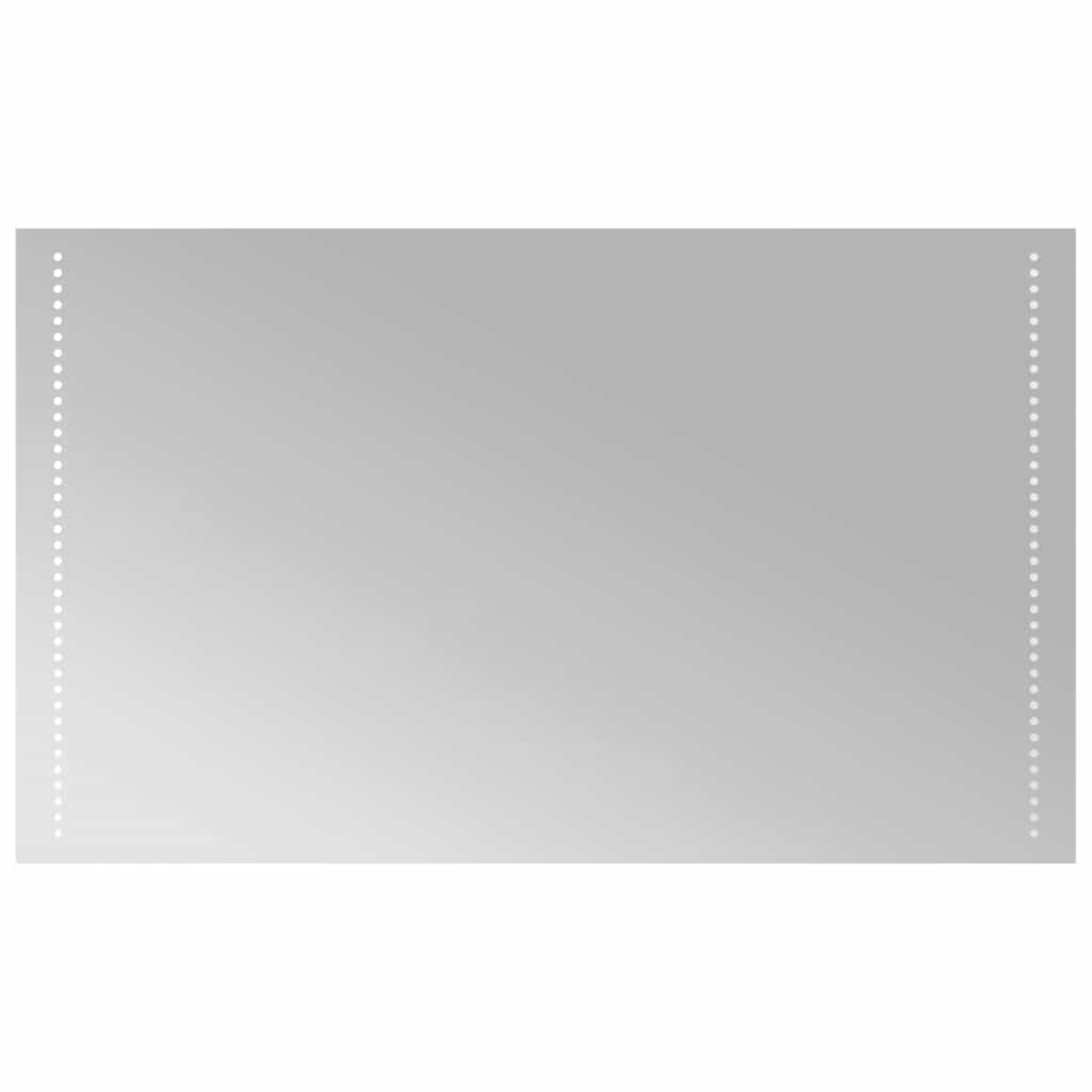vidaXL Oglindă de baie cu LED, 100x60 cm