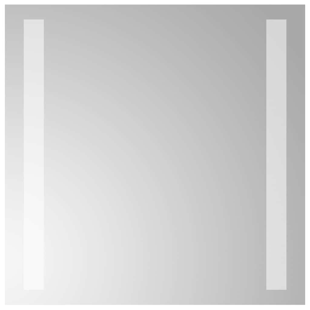 vidaXL Oglindă cu LED de baie, 30x30 cm