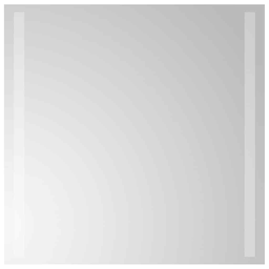 vidaXL Oglindă de baie cu LED, 50x50 cm