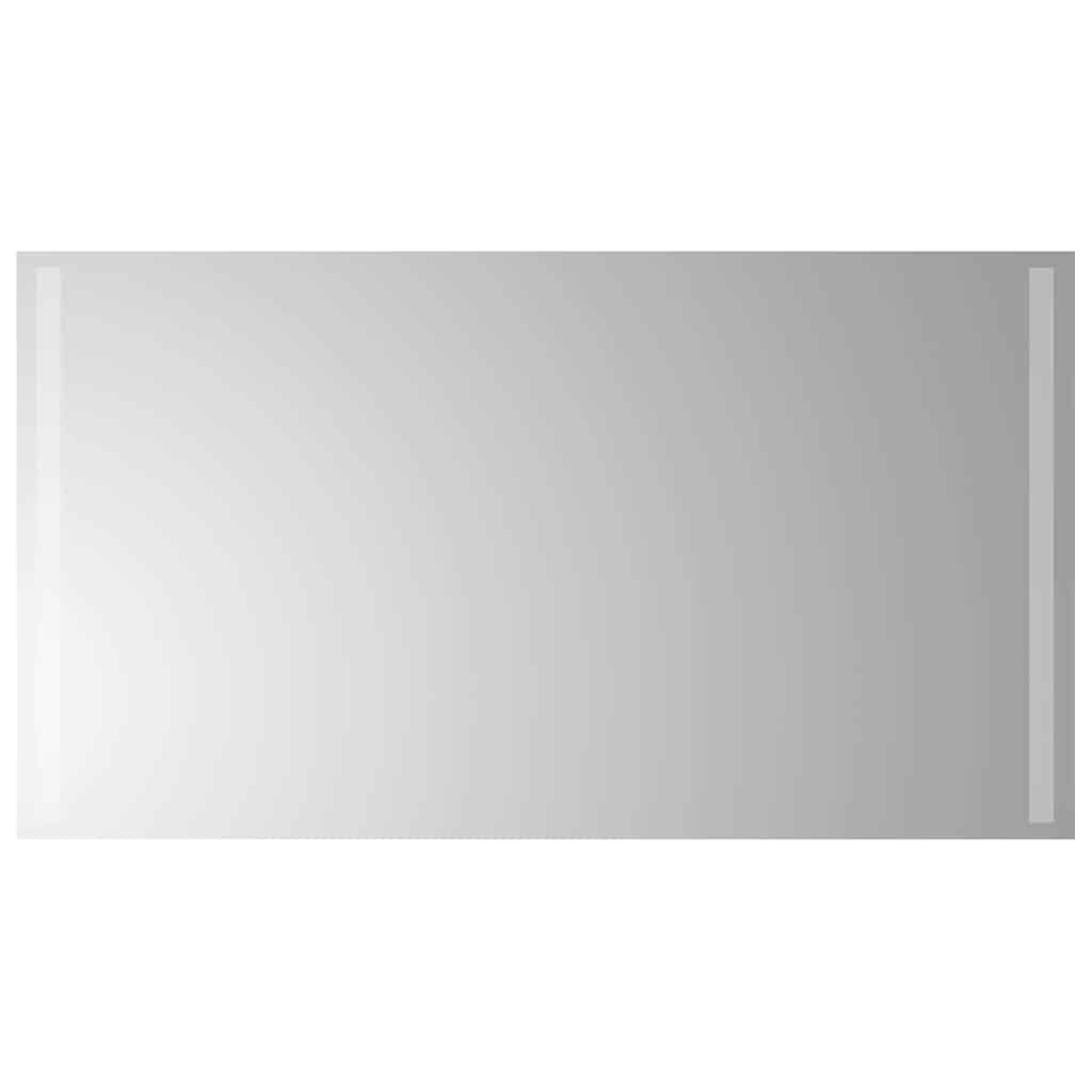 vidaXL Oglindă de baie cu LED, 90x50 cm