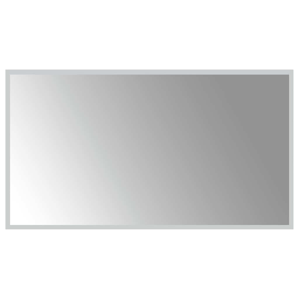 vidaXL Oglindă de baie cu LED, 90x50 cm