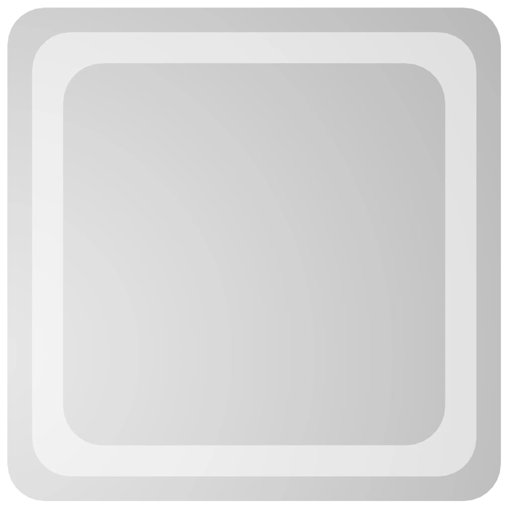 vidaXL Oglindă de baie cu LED, 40x40 cm