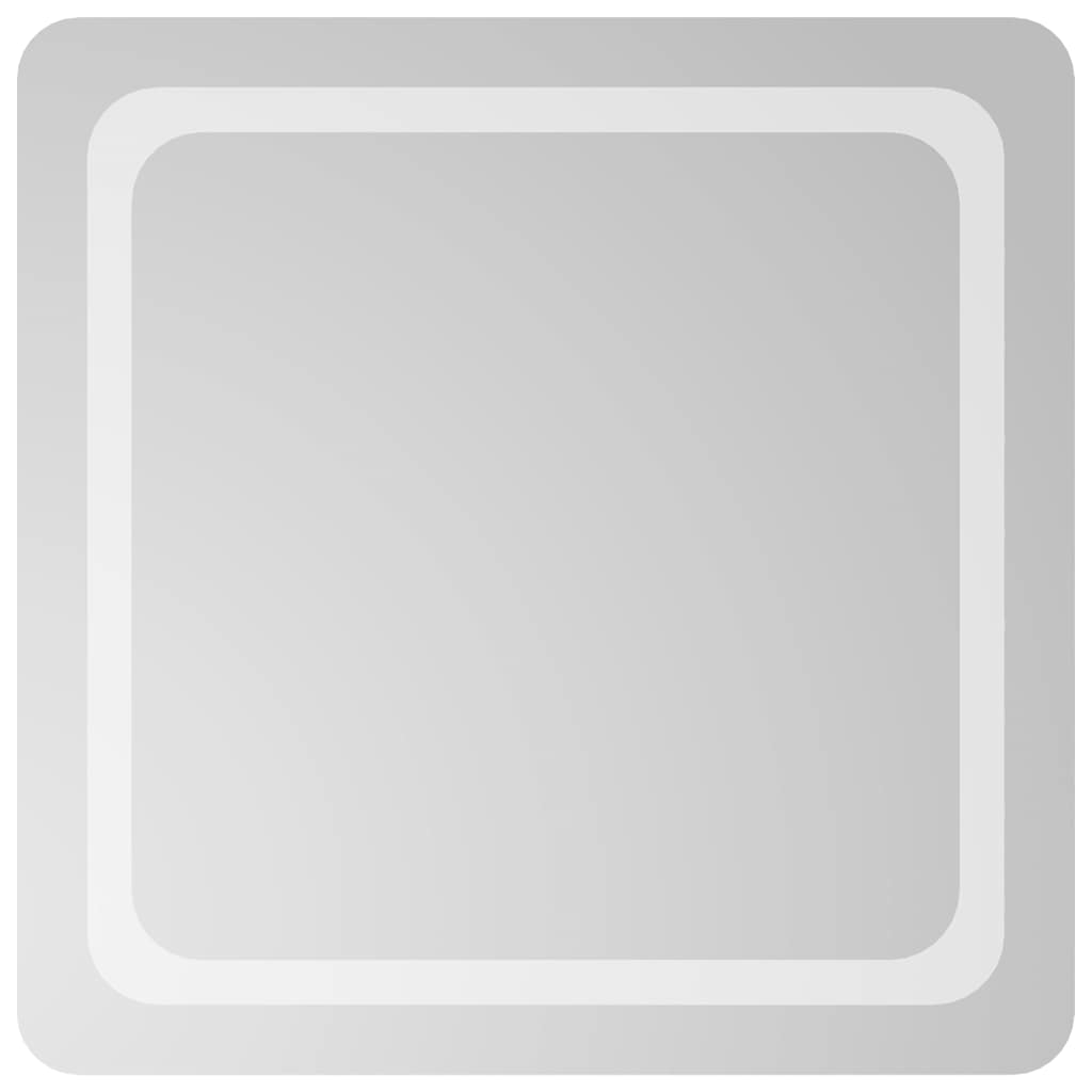vidaXL Oglinda de baie cu LED, 60x60 cm