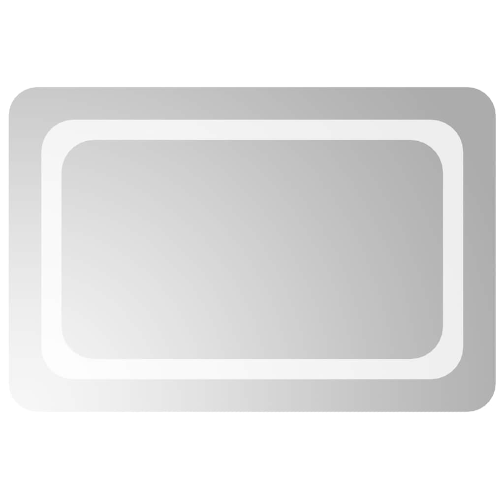 vidaXL Oglinda de baie cu LED, 60x40 cm