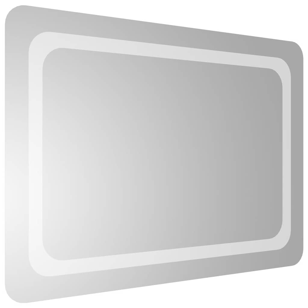 vidaXL Oglindă de baie cu LED, 70x50 cm