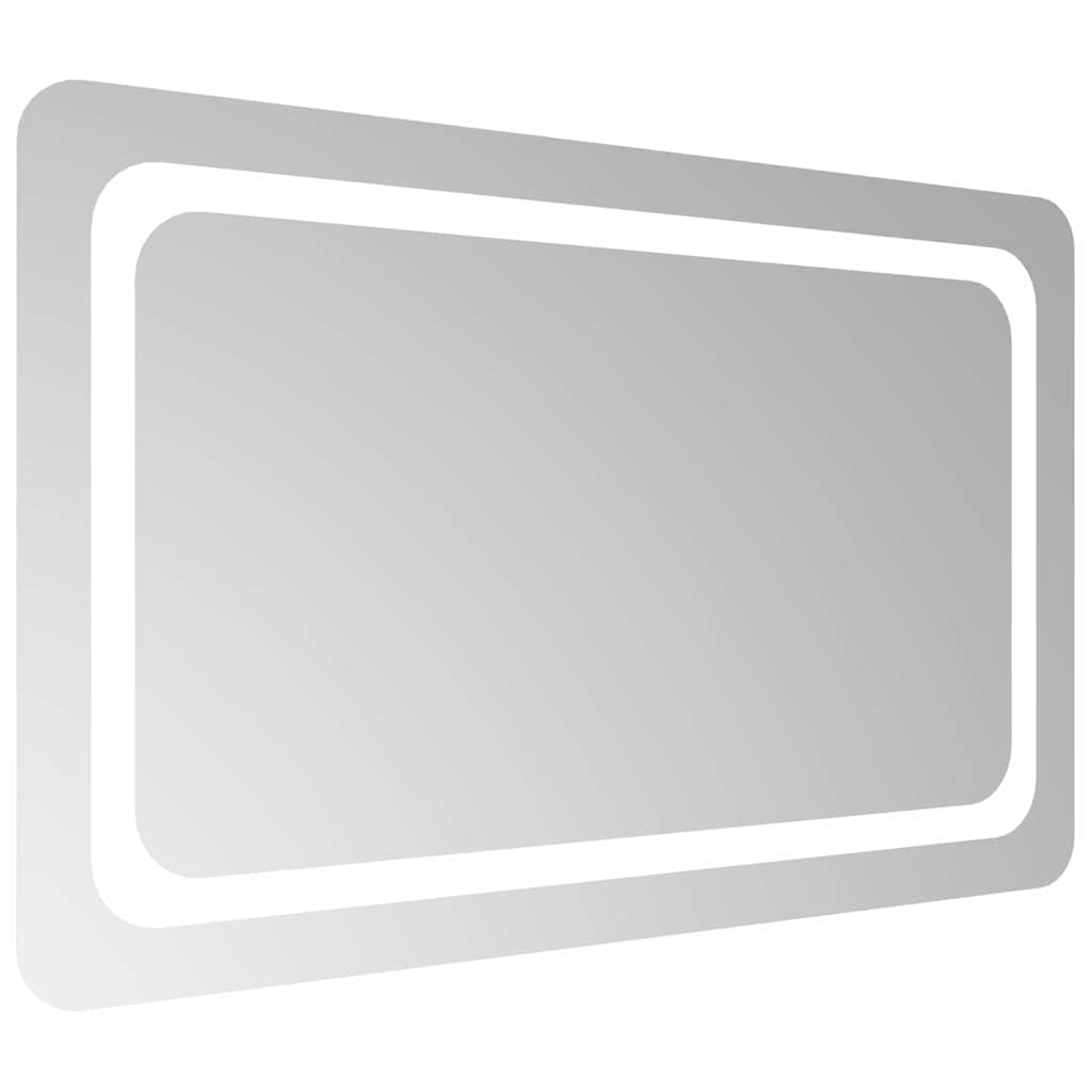 vidaXL Oglindă de baie cu LED, 80x50 cm