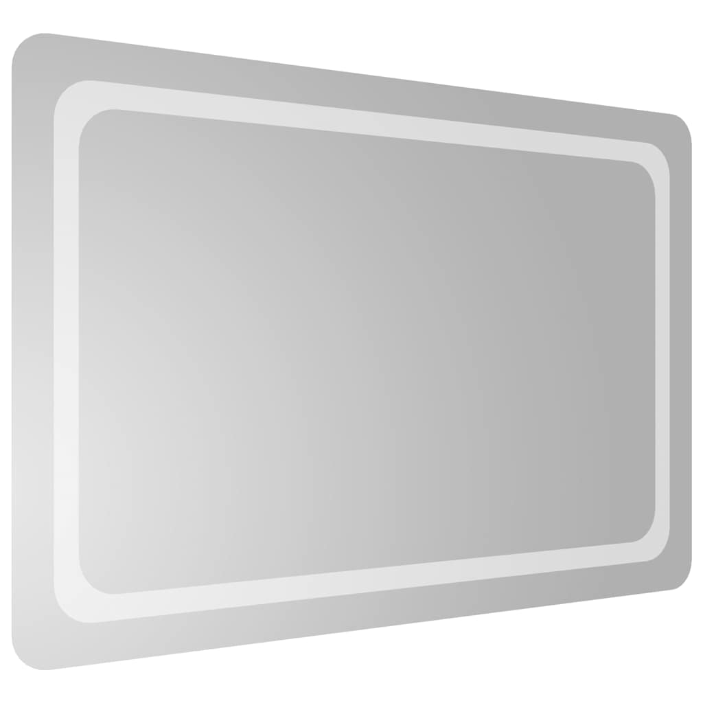 vidaXL Oglindă de baie cu LED, 90x60 cm