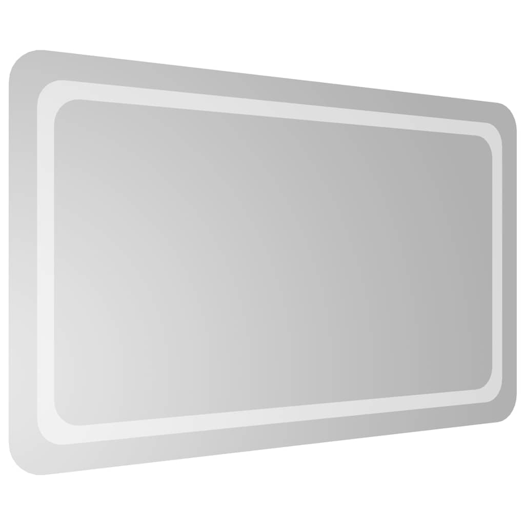 vidaXL Oglindă de baie cu LED, 100x60 cm